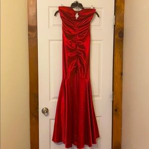 Strapless Evening Gown